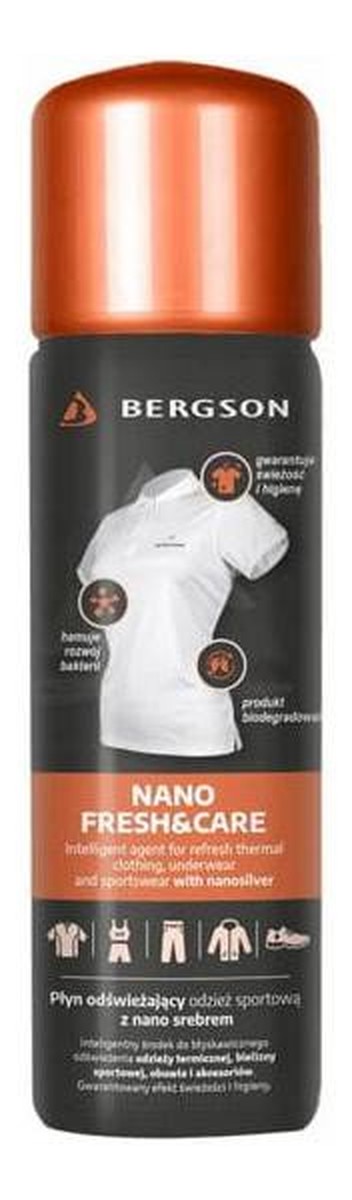 Płyn do prania odzieży sportowej Nano Srebro odświeżający