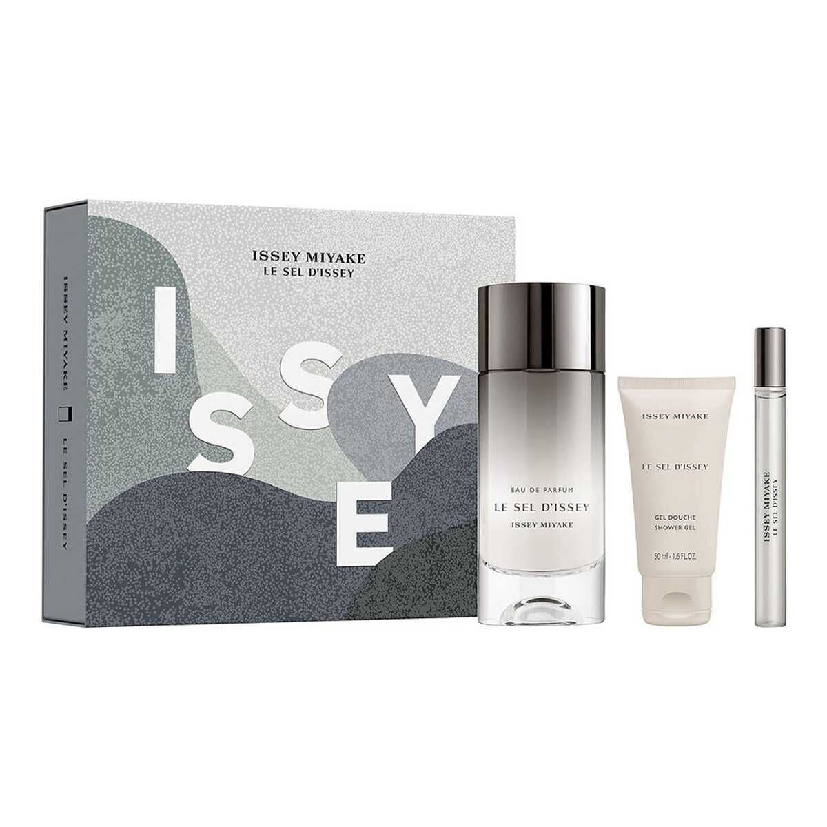 Issey Miyake Le Sel D'Issey Zestaw woda perfumowana spray 100ml + żel pod prysznic 50ml + woda perfumowana spray 10ml