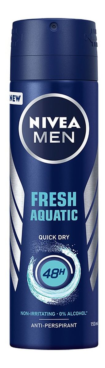 Dezodorant Fresh Aquatic 48h spray męski