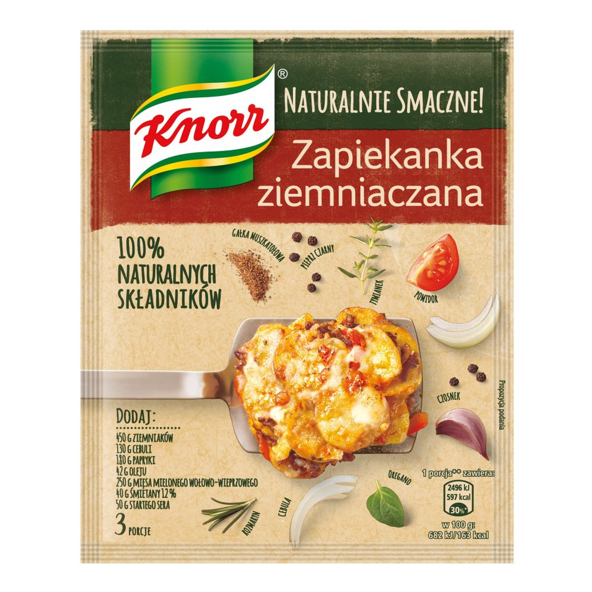 Knorr Naturalnie Smacznie! zapiekanka ziemniaczana 52g