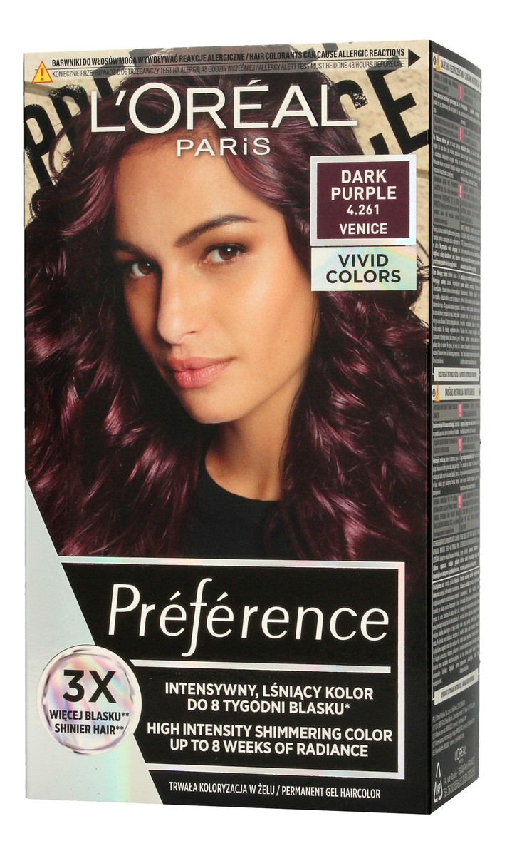 Vivid Colors Farba do włosów nr 4.261 Dark Purple