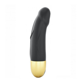 Real vibration s 2.0 wibrujące dildo w rozmiarze s black & gold