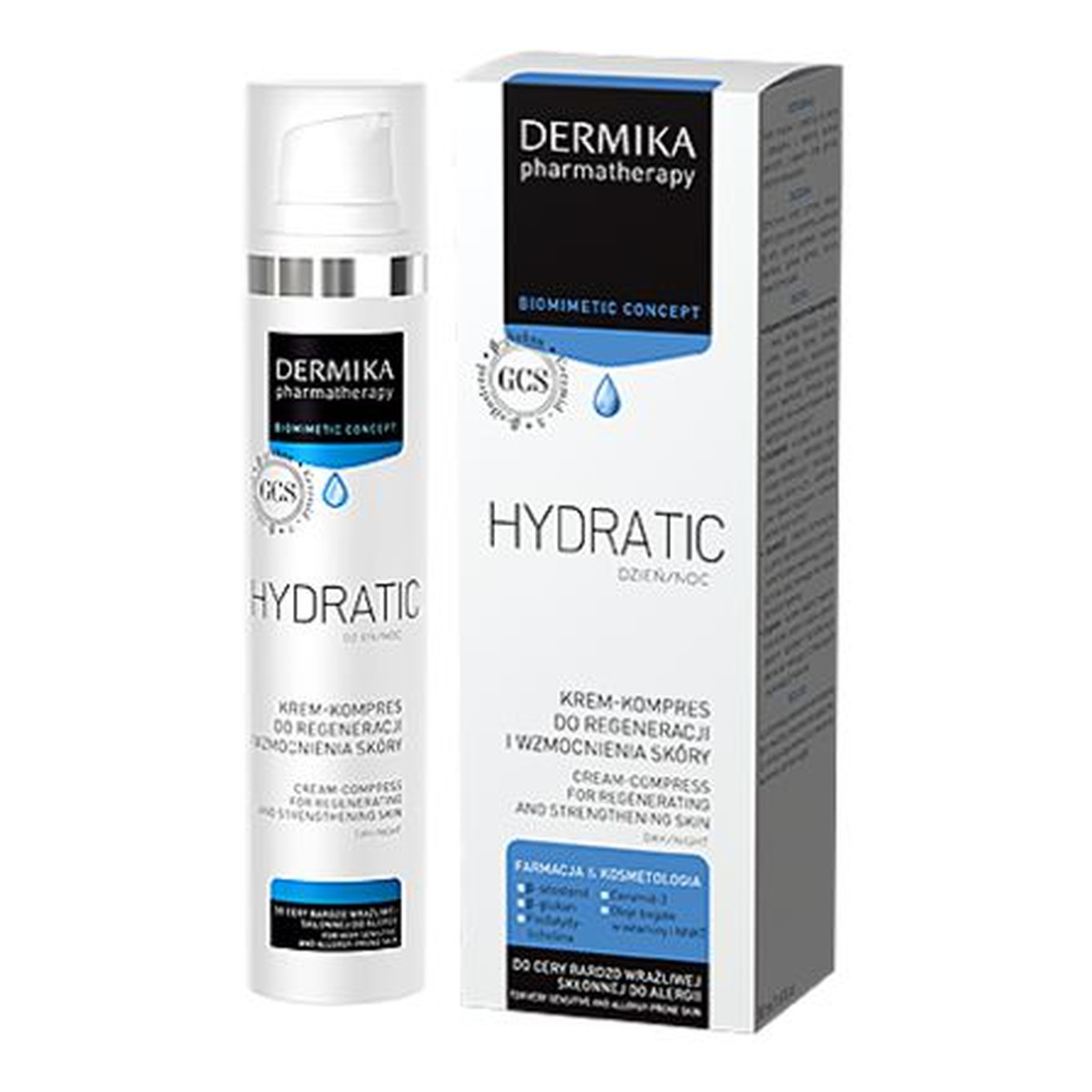 Dermika Hydratic Pharmatherapy Krem Kompres Do Regeneracji i Wzmocnienia Skóry 50ml