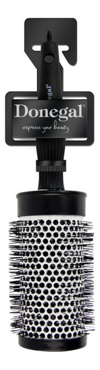 SZCZOTKO-LOKÓWKA do włosów ceramiczna czarna 56mm (1282) 1szt