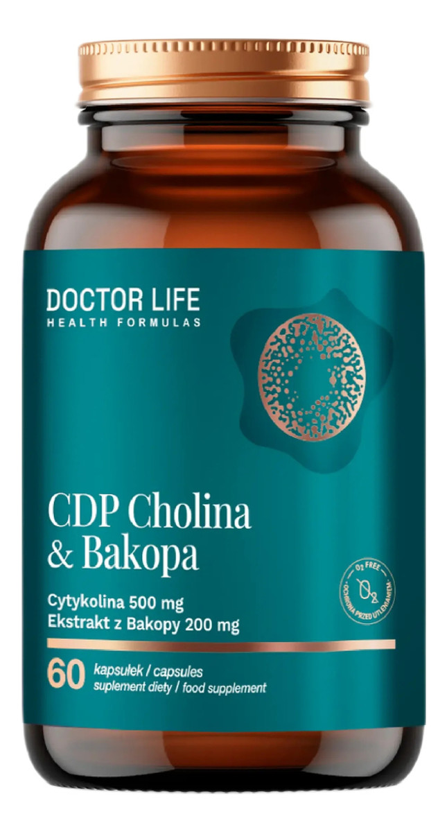 CDP Cholina & Bakopa suplement diety 60 Kapsułek