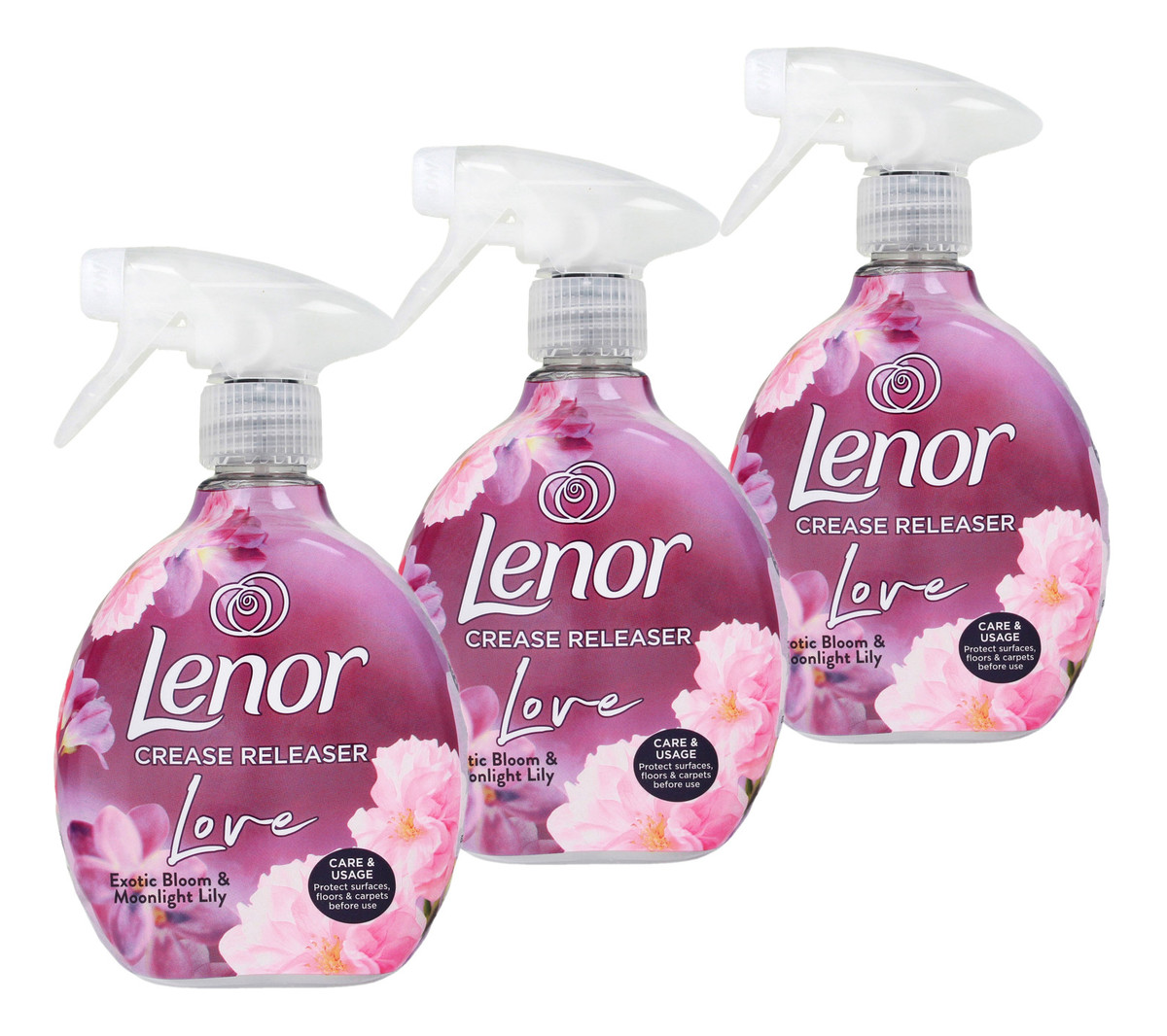 Żelazko w sprayu o zapachu Exotic Bloom 3x500ml