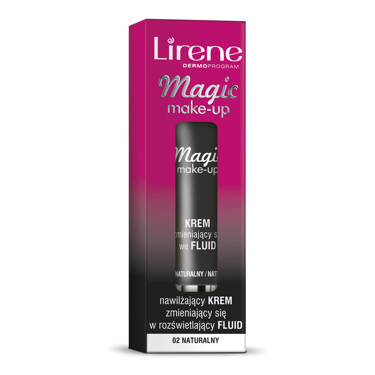 Lirene Magic Make Up Dermo Program Nawilżający Krem Zmieniający Się w Rozświetlający Fluid 30ml