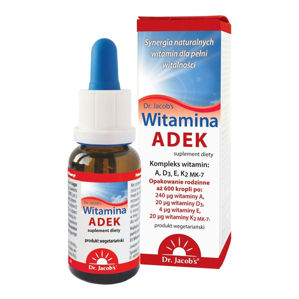 Dr Jacobs Witamina ADEK suplement diety w kroplach 20ml