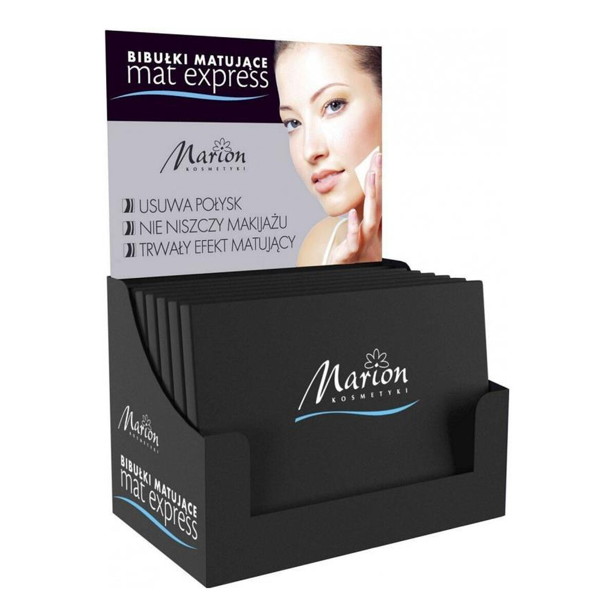 Marion Mat Express bibułki matujące do twarzy 4 szt. +1 gratis