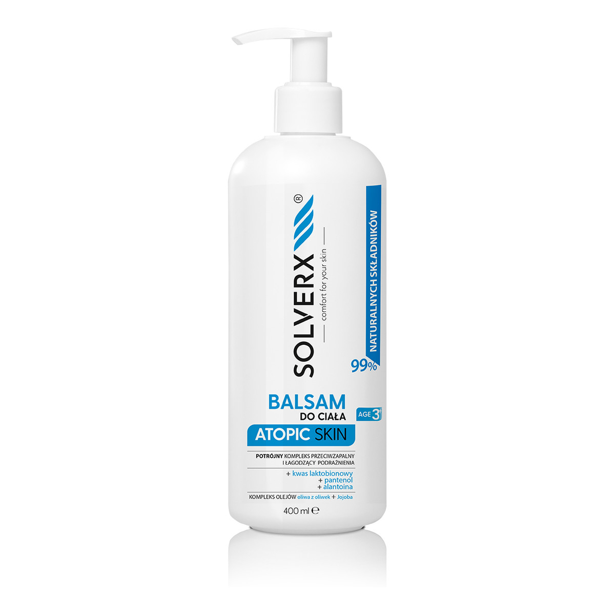 Solverx Atopic Skin Balsam do ciała - łagodzący podrażnienia i przeciwzapalny 400ml