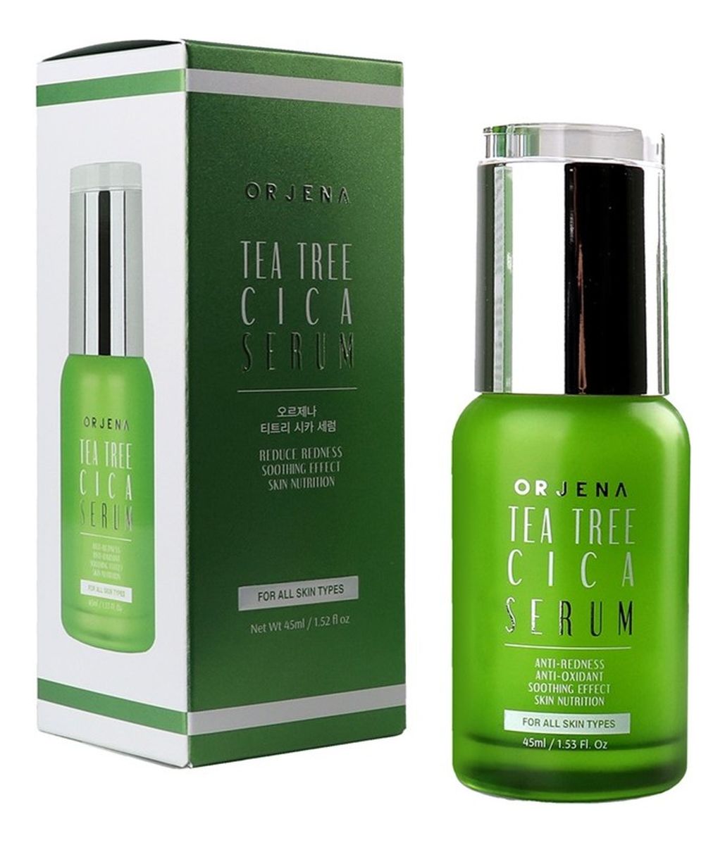 Tea tree cica serum kojące serum do twarzy z ekstraktem z wąkroty azjatyckiej