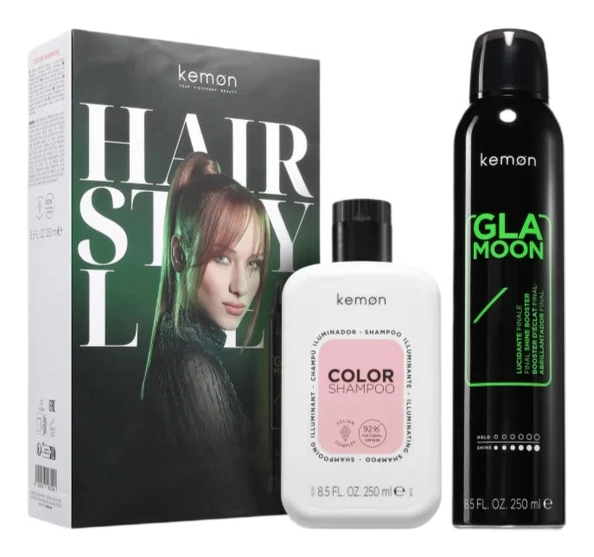 Zestaw szampon do włosów farbowanych 250ml + nabłyszczacz w sprayu 250ml