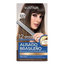 Brazilian Straightening Brunette Keratynowe prostowanie włosów ciemnych