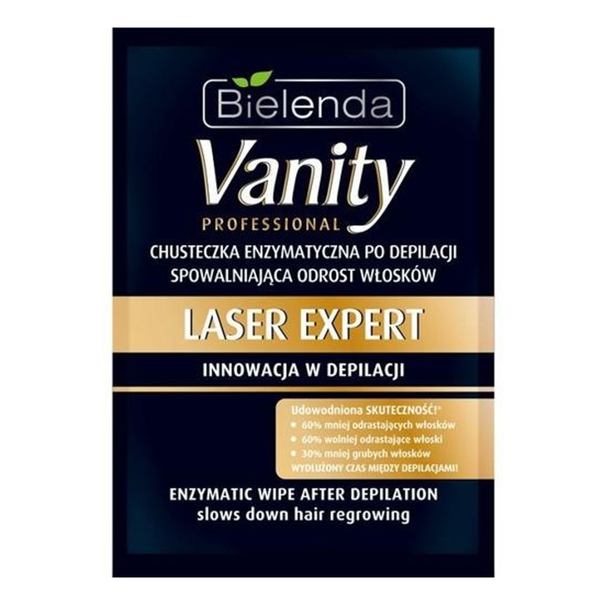 Bielenda Vanity Laser Expert Chusteczka Enzymatyczna Po Depilacji