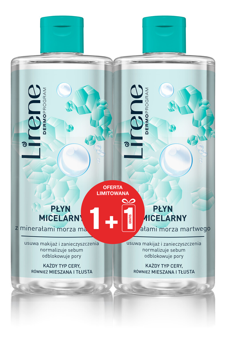Zestaw Płyn micelarny z minerałami Morza Martwego 1+1