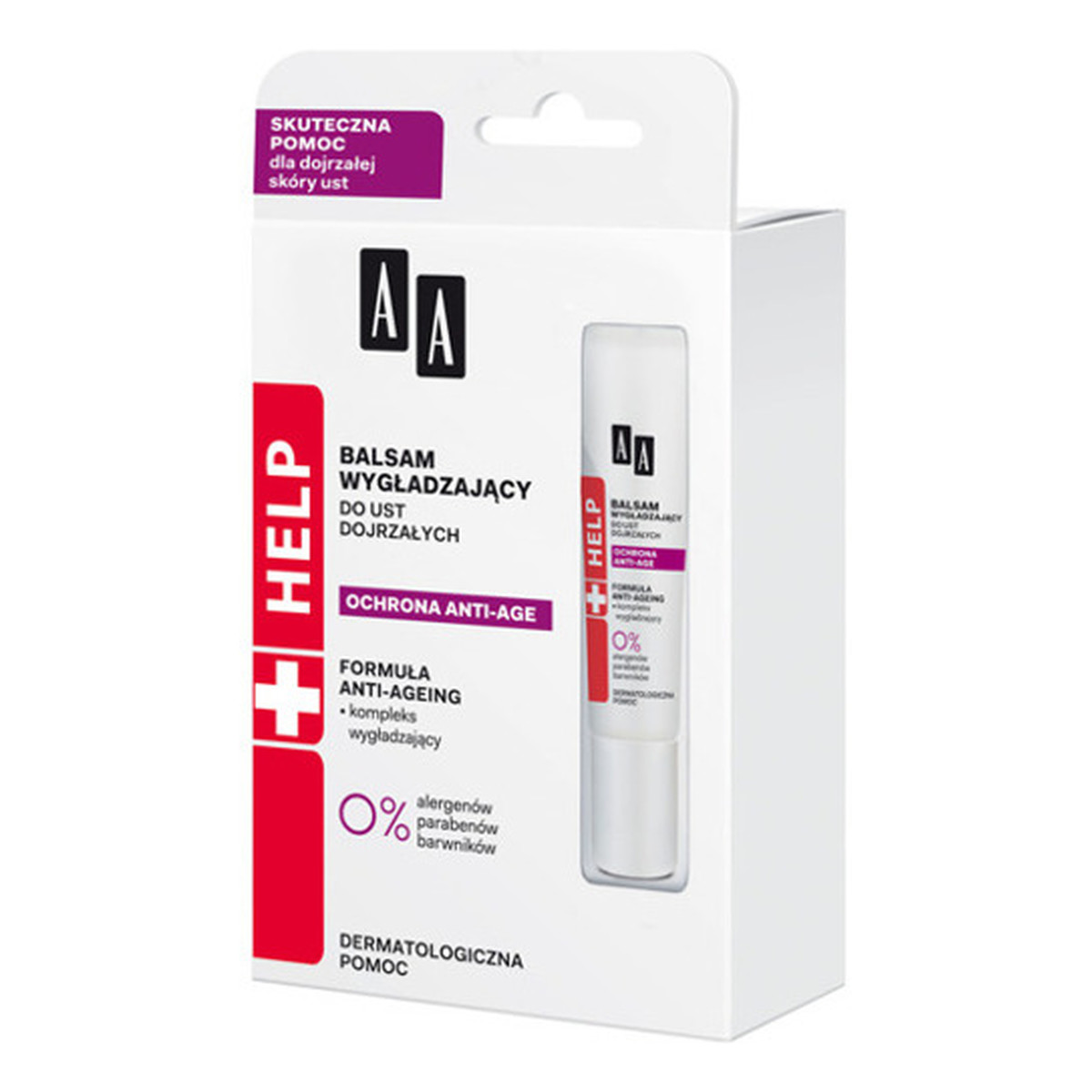 AA HELP Balsam do ust dojrzałych wygładzający 10ml