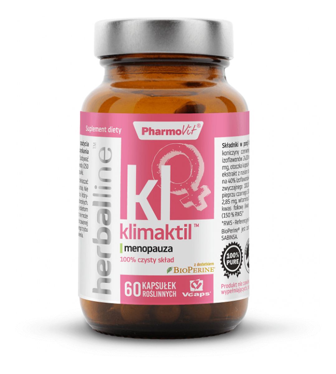 Klimaktil Menopauza suplement diety 60 kapsułek