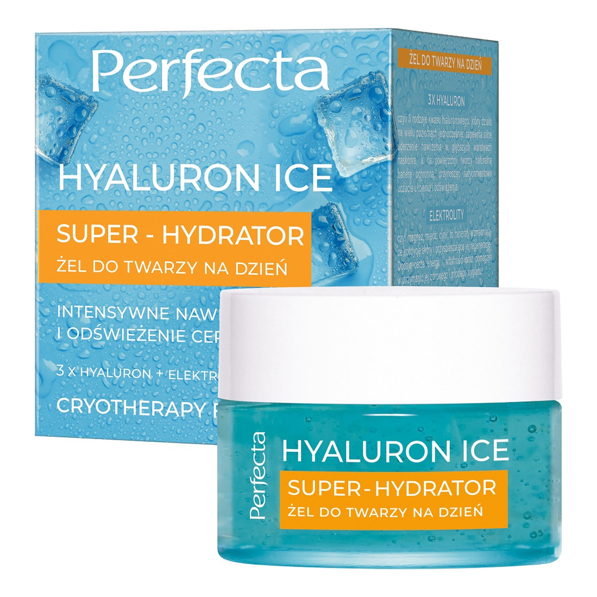 Perfecta Hyaluron Ice Super-Hydrator Żel do twarzy na dzień 50ml