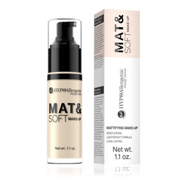 Mat&Soft Make-up Hypoalergiczny fluid matujący