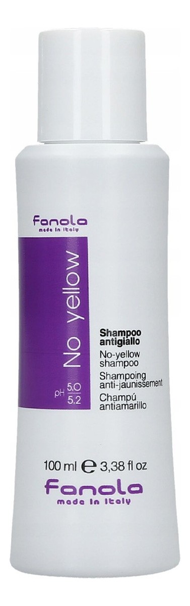 No yellow shampoo szampon chłodzący i niwelujący żółty odcień
