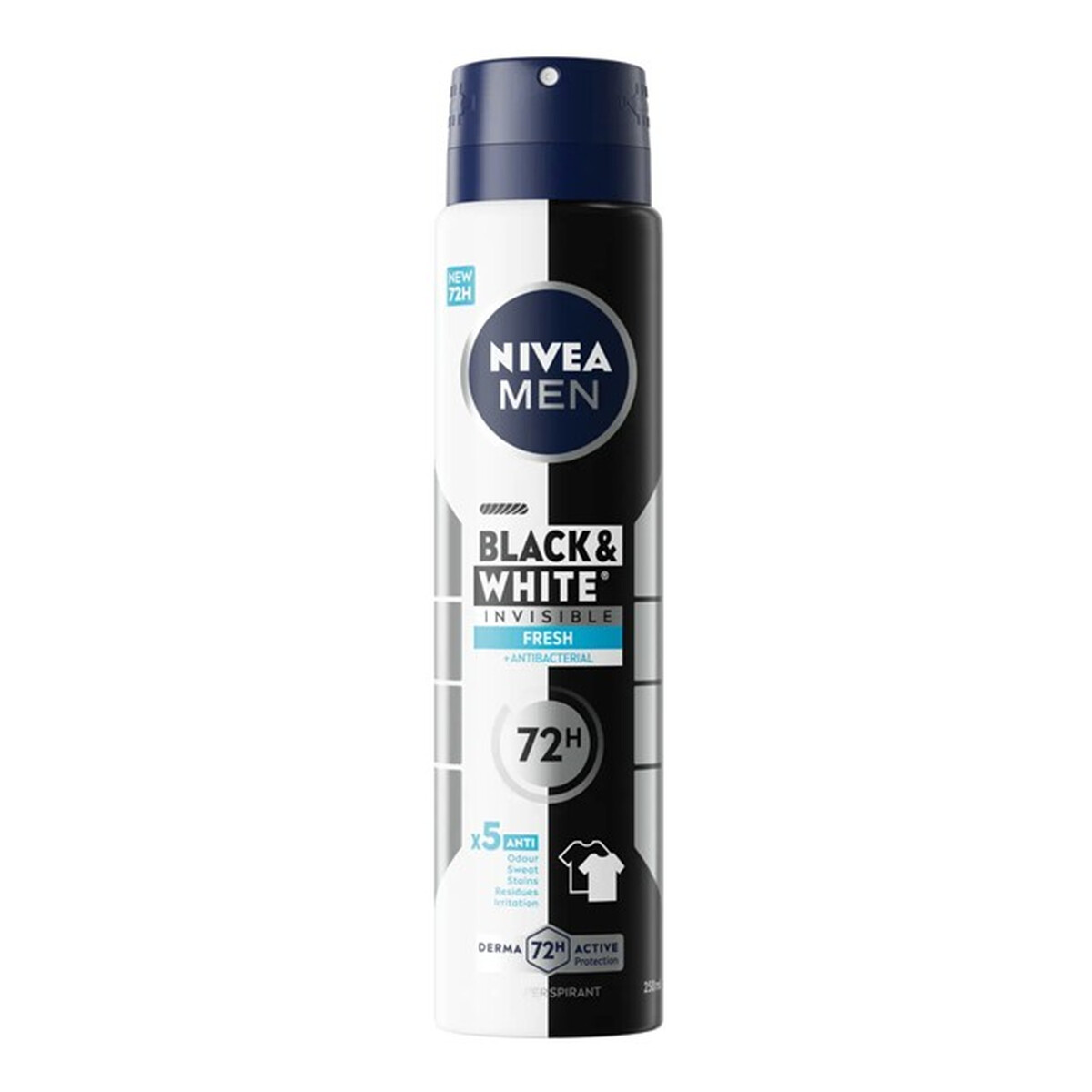 Nivea Black&White Invisible Active 72H antyperspirant w sprayu 200ml
