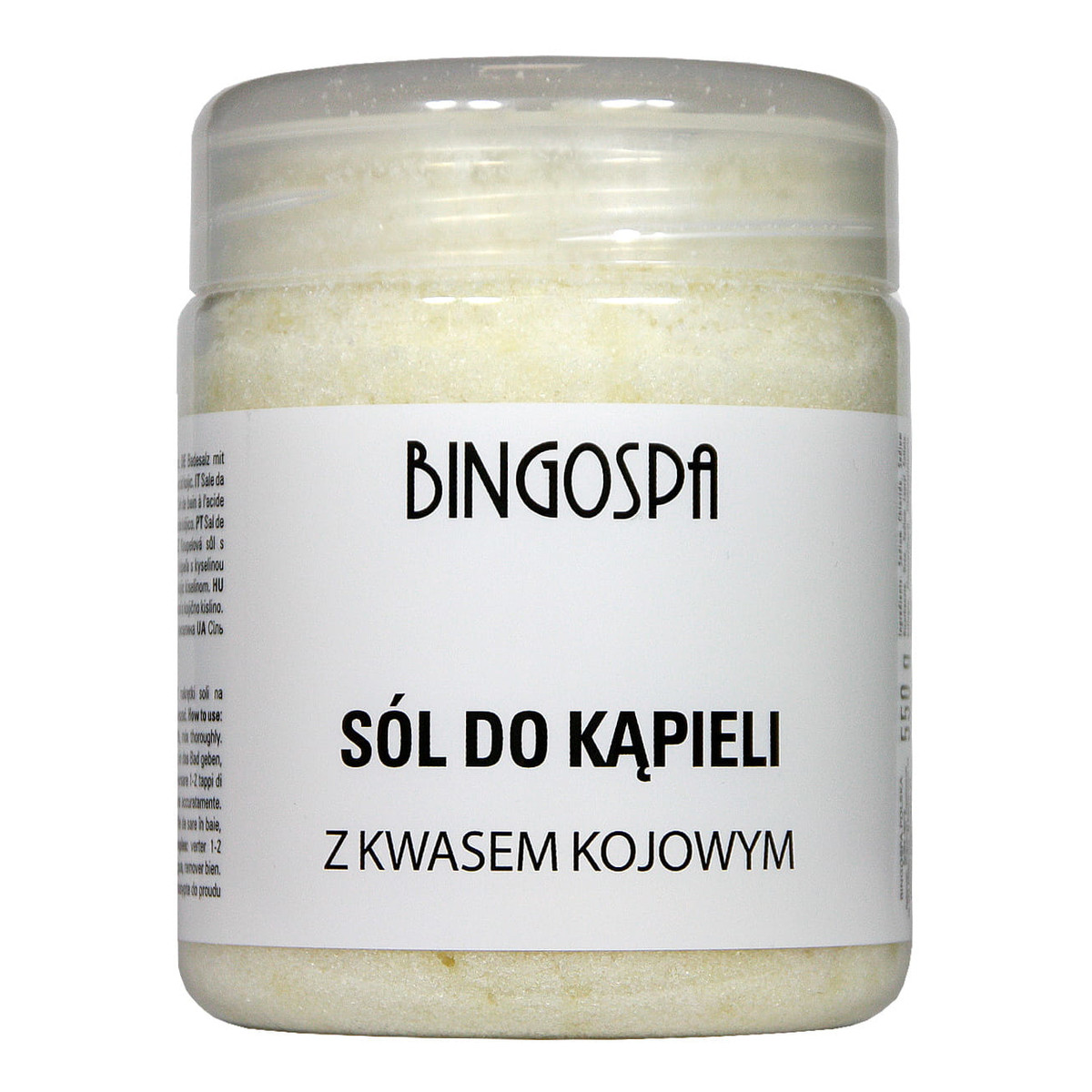 BINGOSPA Sól do kąpieli z kwasem kojowym 550g