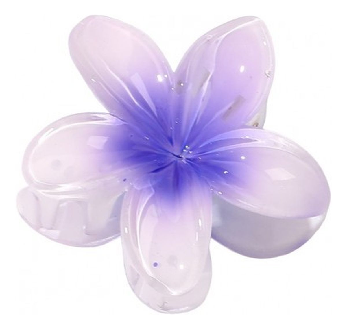 Klamra do włosów kwiat-fioletowe ombre (sp269f) 1szt