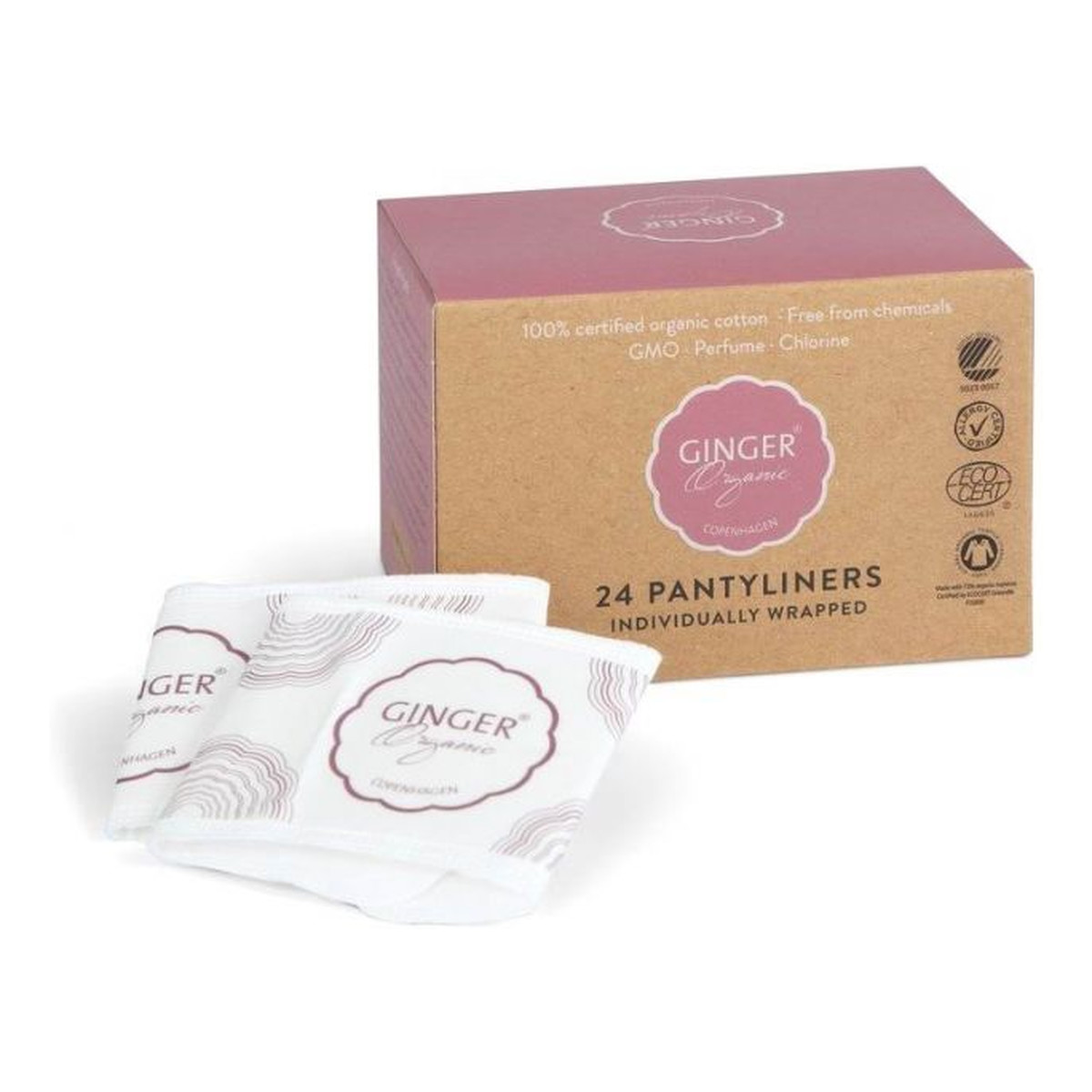 Ginger Organic Pantyliners wkładki higieniczne 24szt