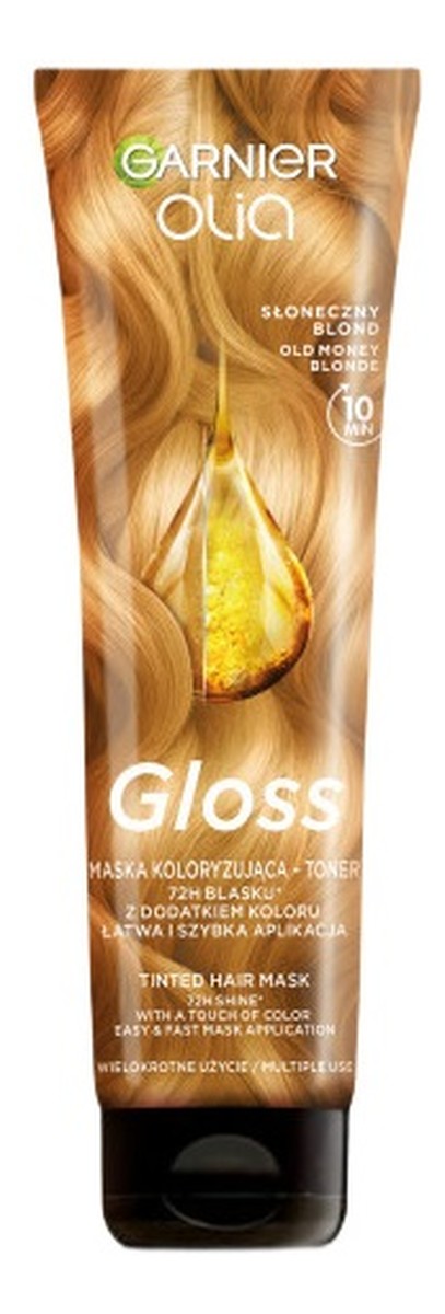 Gloss maska koloryzująca-toner do włosów Słoneczny Blond