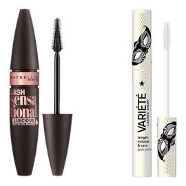 Mascara Do Rzęs s Full Fan Effect + Eveline Variete Lashes Show Primer Baza pod tusz