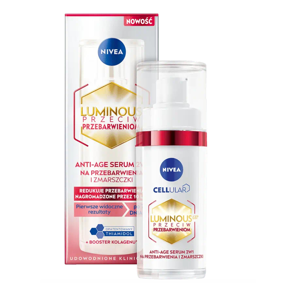 Nivea V luminous serum p/przebarwien.2w1 98711