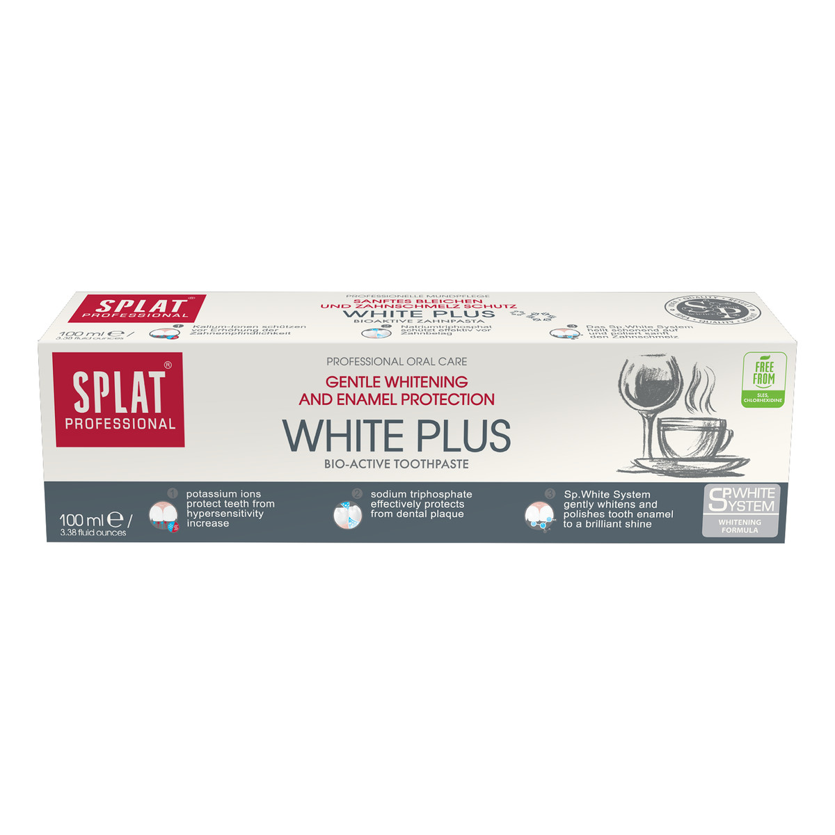 Splat Pasta do zębów splat professional white plus-wybielanie wrażliwego szkliwa 100ml