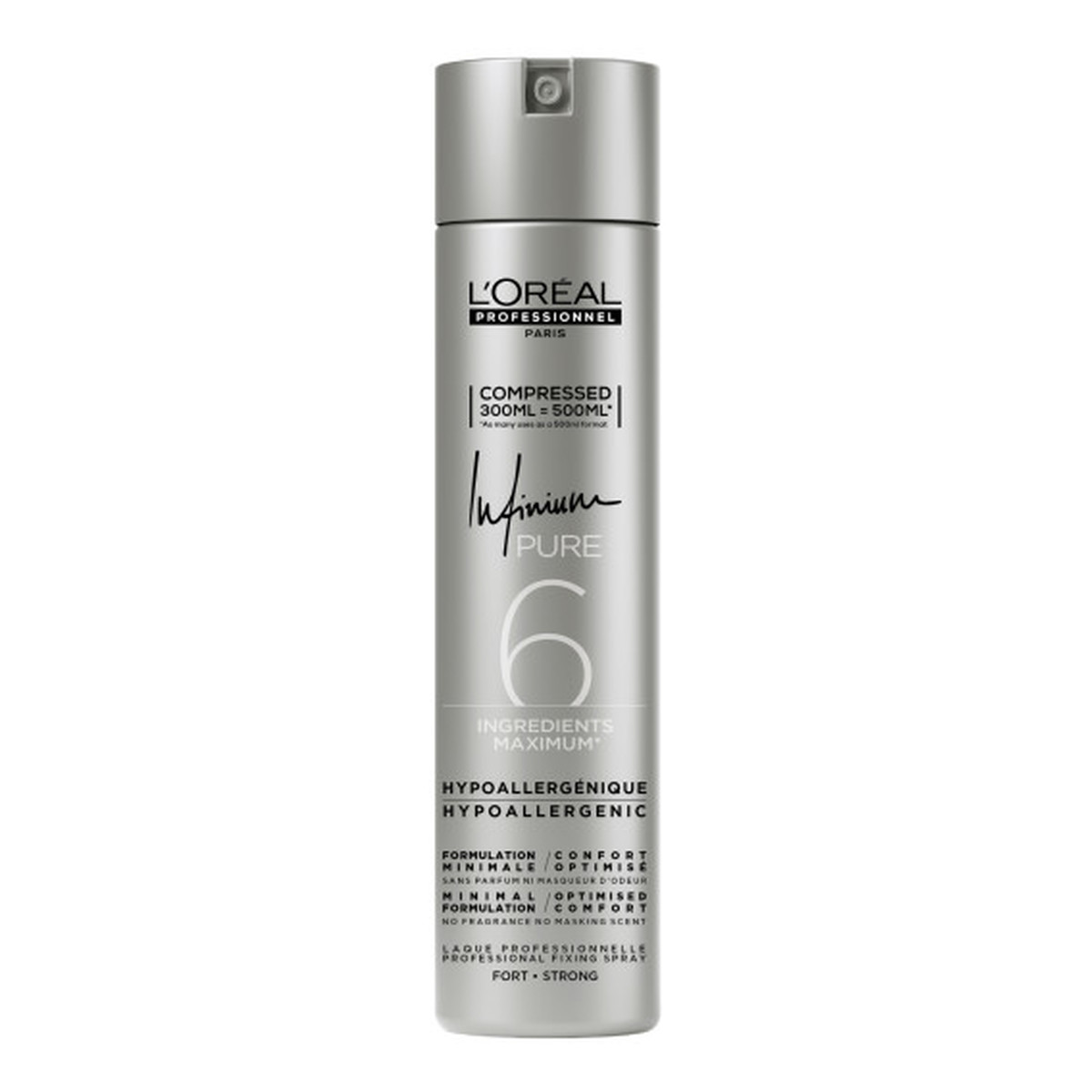 L'Oreal Paris Infinium Pure Strong lakier do włosów 300ml