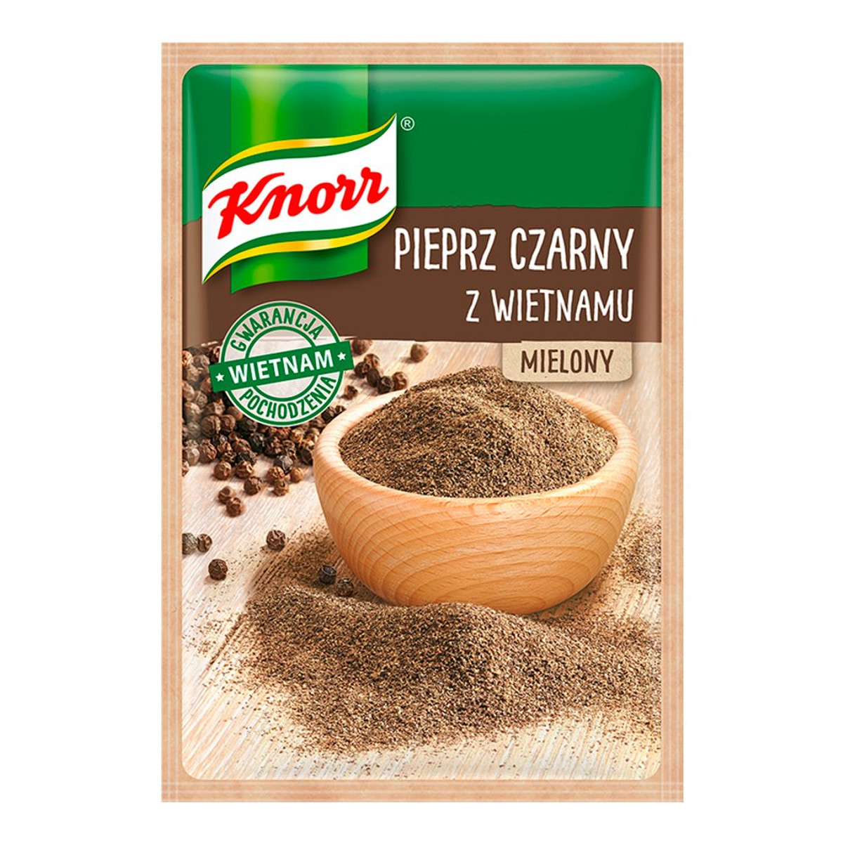 Knorr Pieprz czarny z Wietnamu mielony 16g