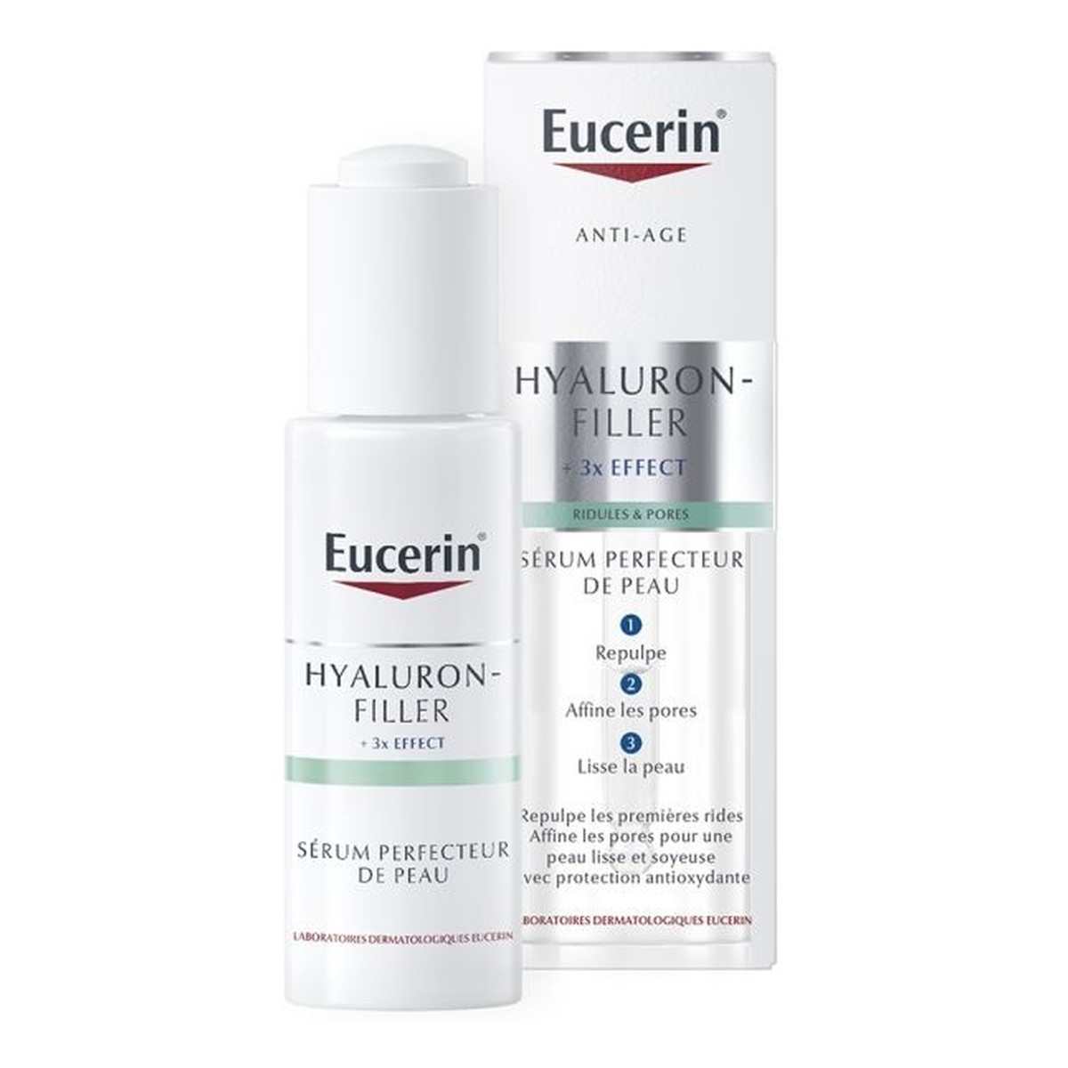 Eucerin Hyaluron-Filler + 3x Effect Serum lekkie serum oczyszczające pory 30ml