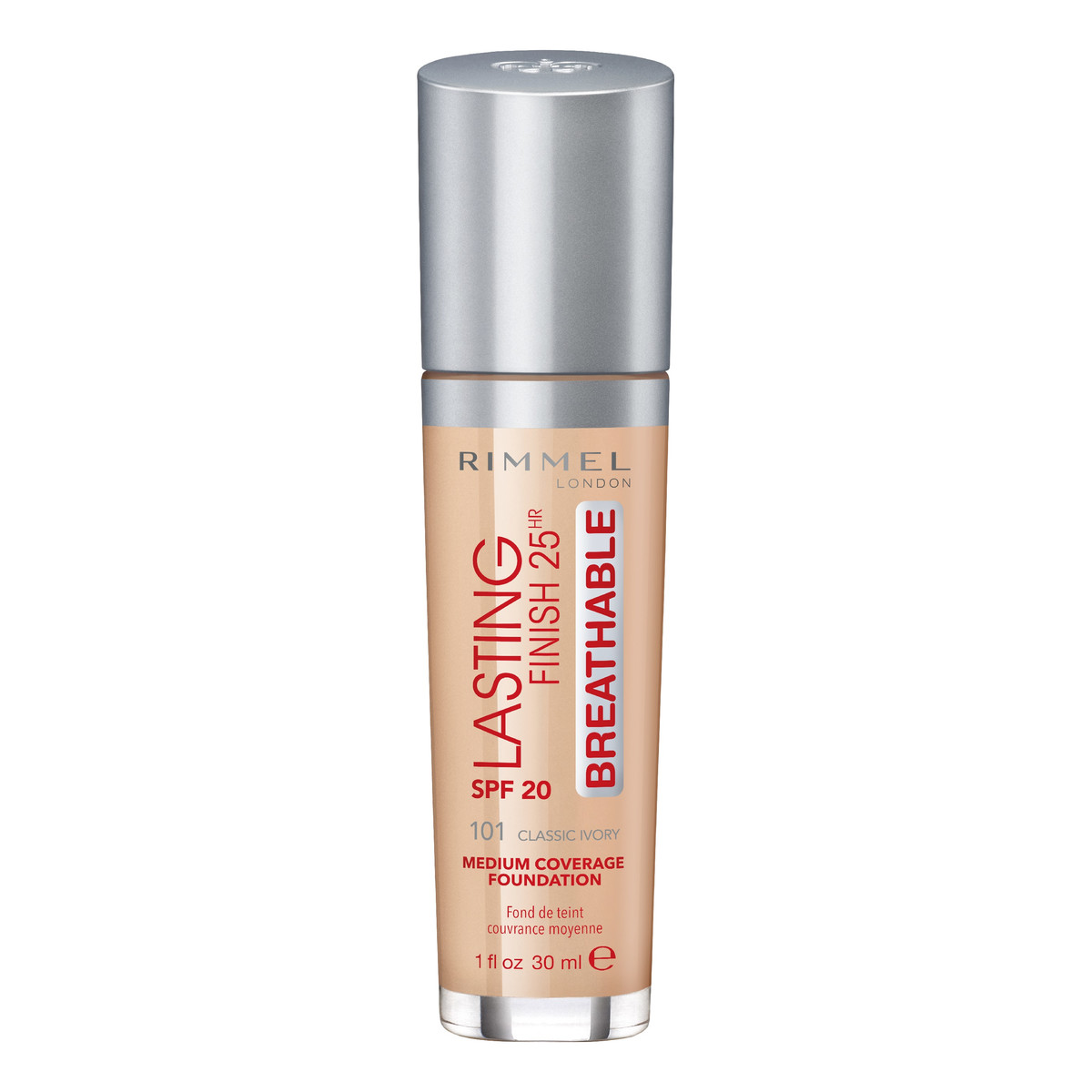 Rimmel Lasting finish 25h Breathable Supertrwały podkład do twarzy 30ml