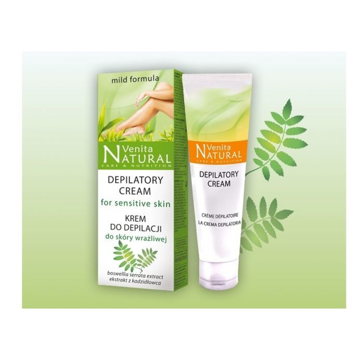 Venita Natural Krem do depilacji skóra wrażliwa 100ml