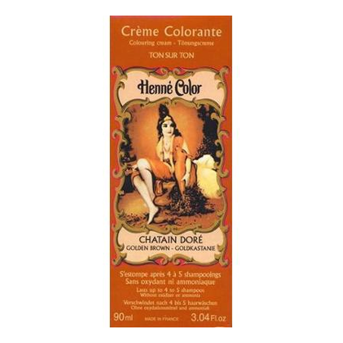 NJD Henne Color Henna w płynie Chatain Dore/złoty kasztan 90ml
