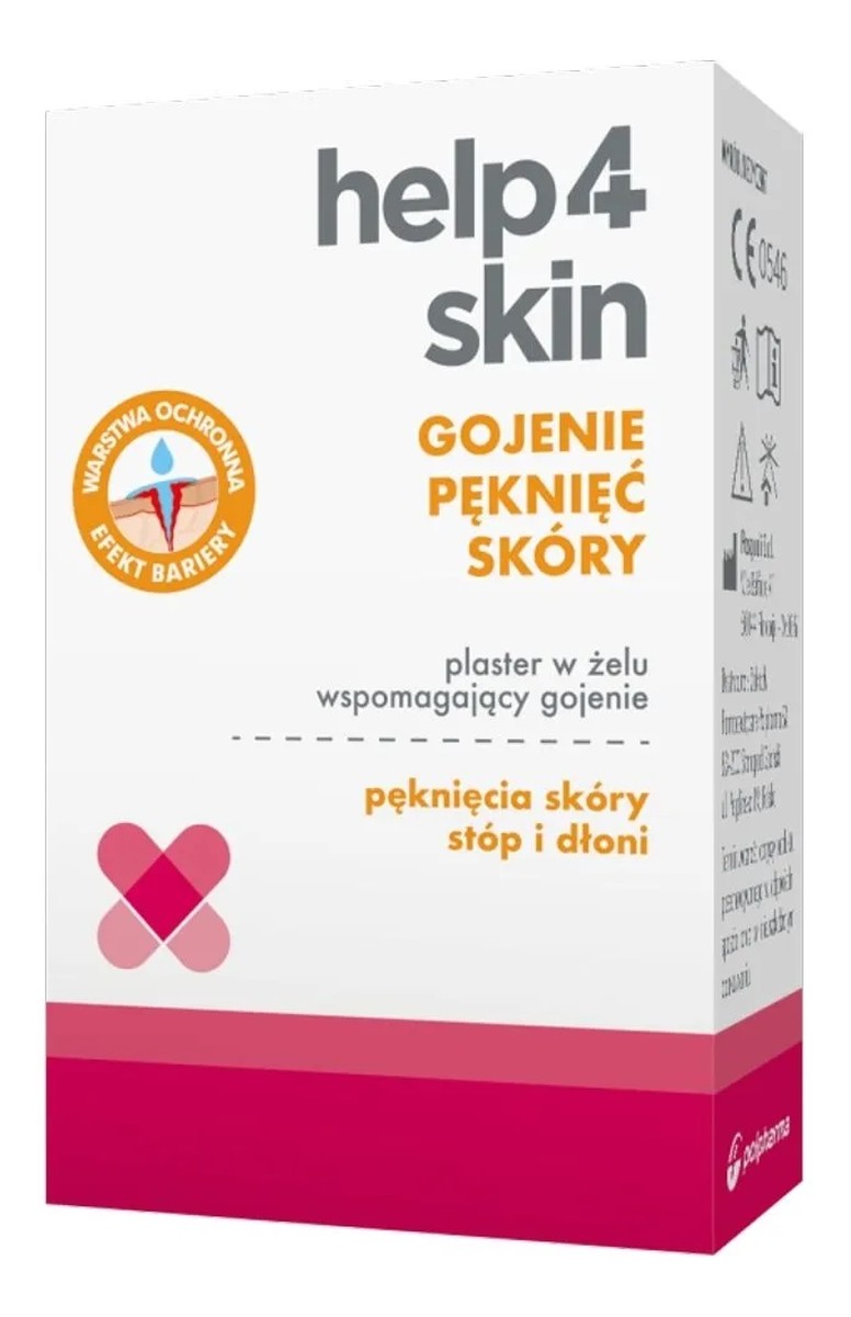 Gojenie Pęknięć Skóry plaster w żelu wspomagający gojenie
