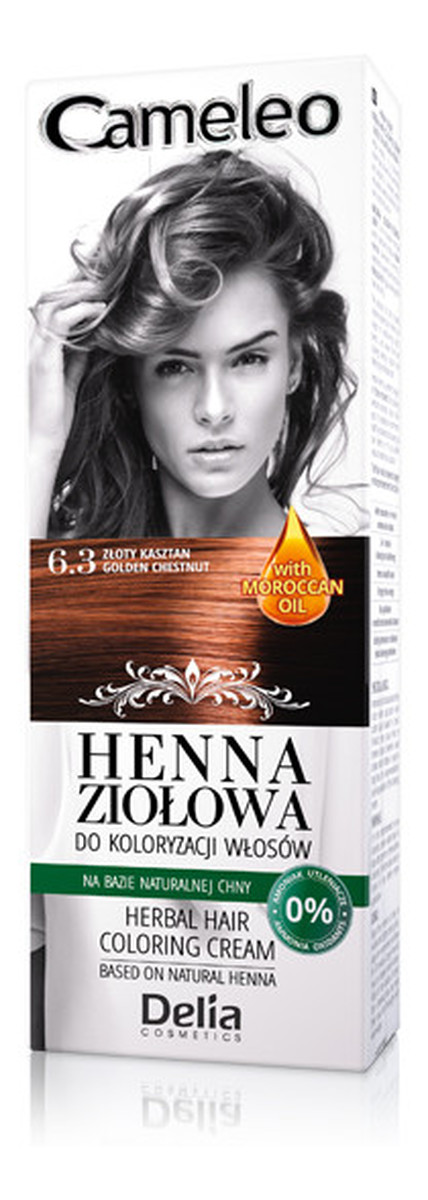 Henna Creme Ziołowa Henna Do Koloryzacji Włosów