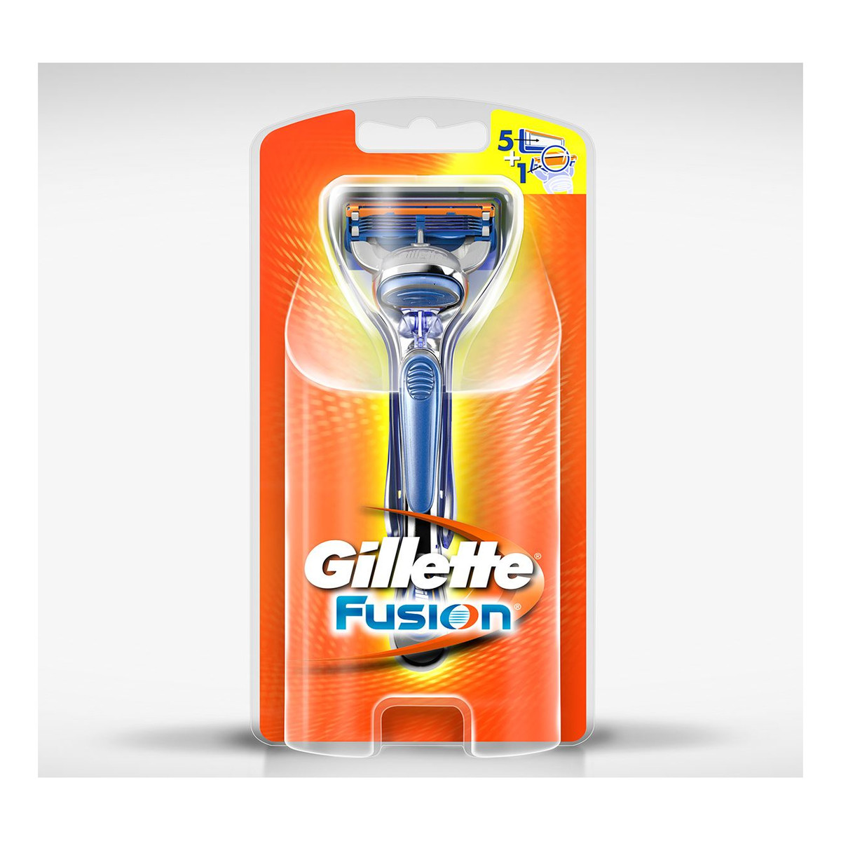 Gillette Fusion maszynka do golenia z 3 wymiennymi ostrzami