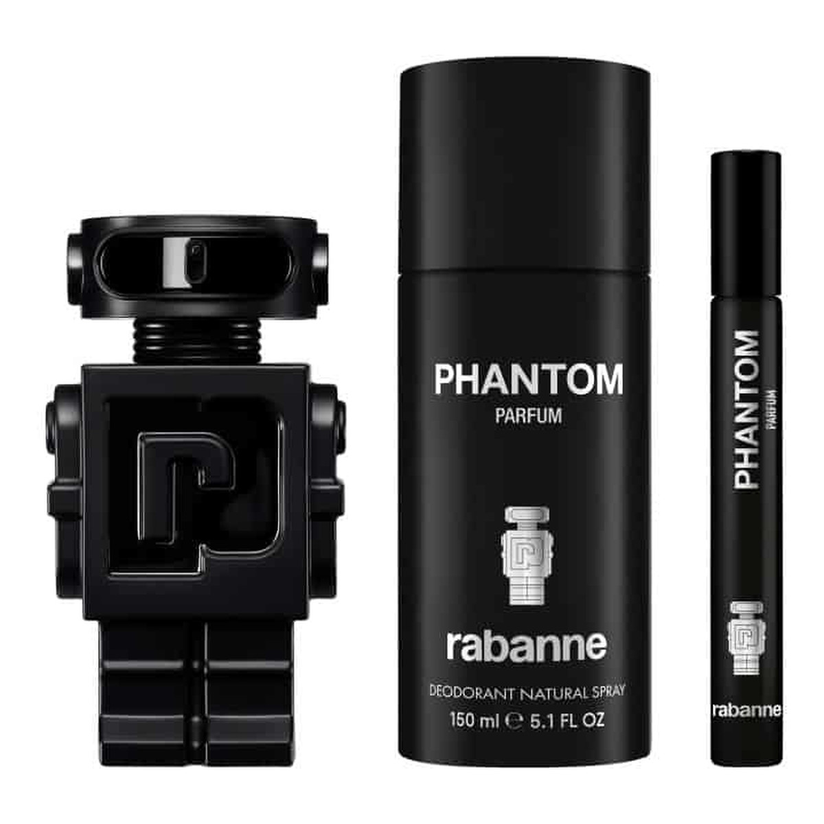 Paco Rabanne Phantom zestaw perfumy spray 50ml + dezodorant spray 150ml + perfumy spray 10ml