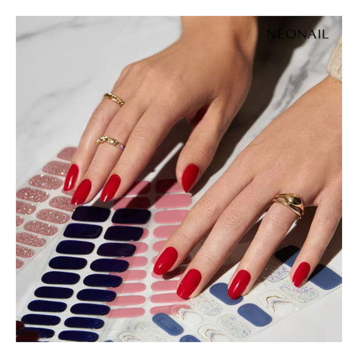 NeoNail Gel Stickers Easy On Lakier hybrydowy w naklejce