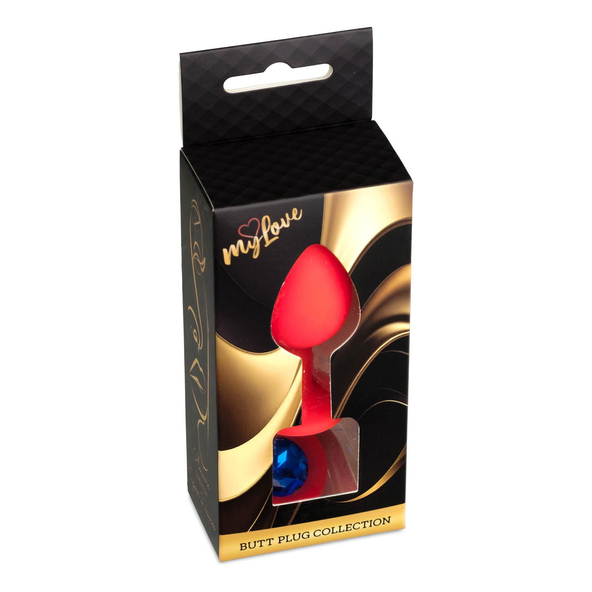 MyLove Butt Plug Collection Silicone korek analny Red M