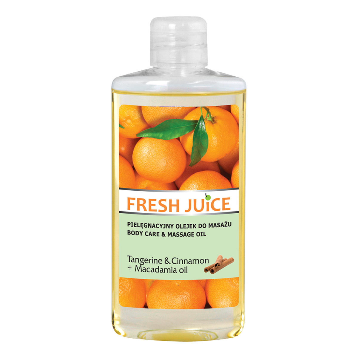 Fresh Juice Tangerine & Cinnamon+Macadamia Oil pielęgnacyjny olejek do masażu 150ml