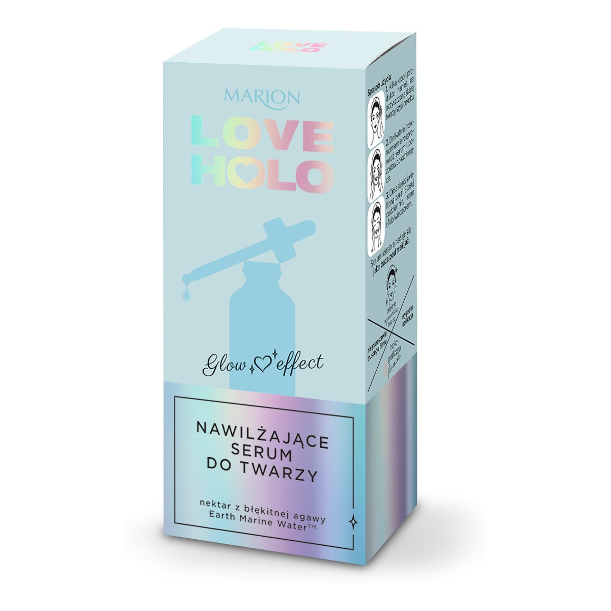 Marion Love Holo Serum do twarzy nawilżające Glow Effect 20ml