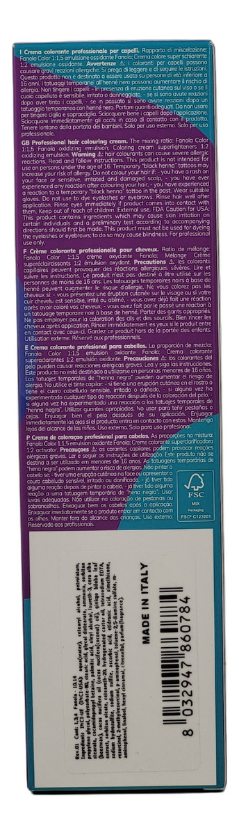 Krem koloryzujący Farba do włosów 10.14 Almond 3x100ml