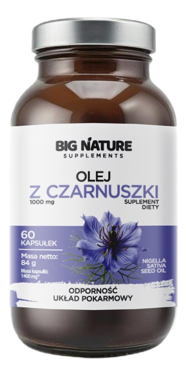 Olej z czarnuszki suplement diety 60 kapsułek