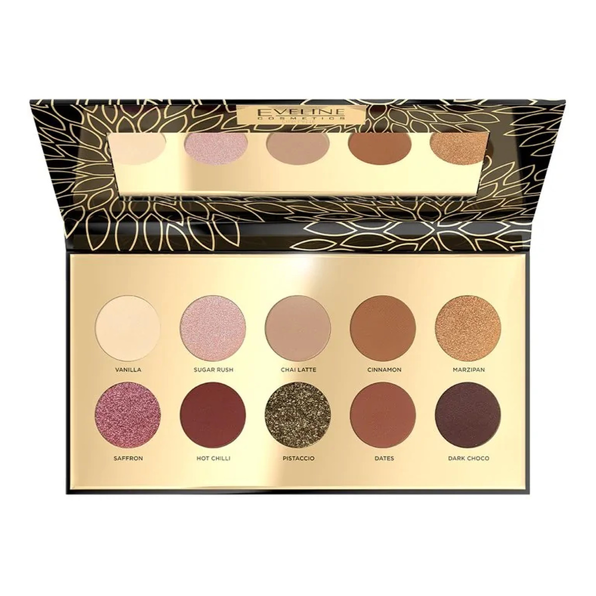 Eveline Paleta 10 cieni do powiek SPICY COCOA