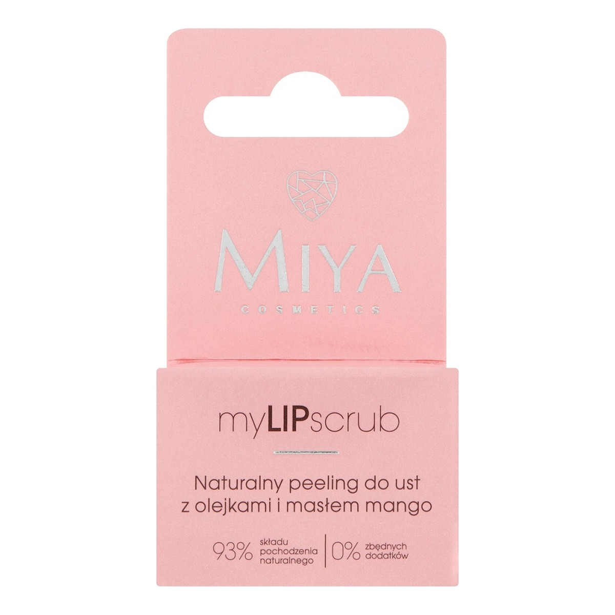 Miya Cosmetics myLIPscrub naturalny peeling do ust z olejkami i masłem mango 10g